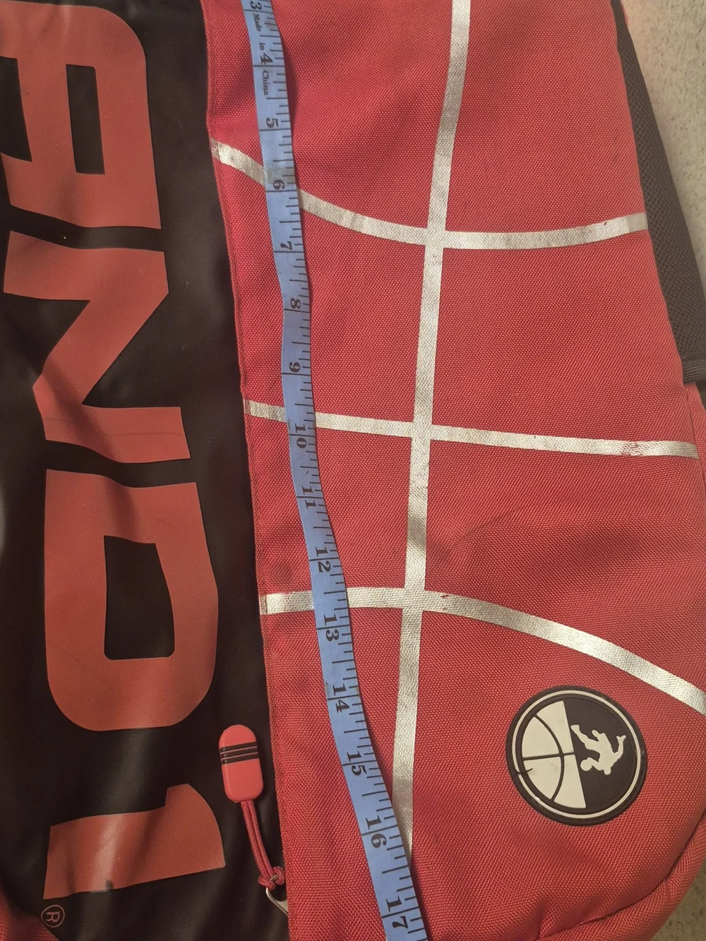And1 Black & Red Backpack Book Bag Laptop Sleeve Basketball Logo